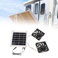 Solar Exhaust Fan Easy to Use Sturdy Practical Solar Exhaust Intake Fan Solar Fan Kit for Chicken Co