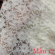 (NEW ARRIVED IN MORE NEW COLORS) 1 Meter Elastic Lace Fabric for Ao Dai, Cheongsam, Modern Ao Dai, D