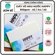 [DRAWING] HAPPY watercolor paper 300gsm thick, A3,A4,A5,A6 size