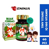 【100% ORIGINAL】TINY TITANZ Vitamin Kid 180/ IQ160/ Viision 2020 For 3-18 Years Old (60 Tablets)