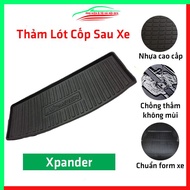 Thảm nhựa lót cốp sau xe ô tô Mitsubishi Xpander 2018-2021 tấm lót sàn cốp bằng nhựa dẻo cao cấp khô