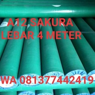 TERPAL PLASTIK A12 SAKURA LEBAR 4M PER/ROLL - safetyspace
