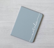 客製化禮物加名純色ipad 11代 Air 7 6 mini 7 翻蓋式保護殼