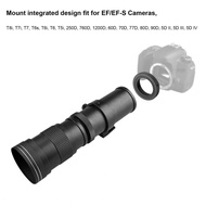 Yoyo2018-MY Andoer 420-800mm f/ 8.3 Manual Telephoto Zoom Lens for Canon EOS Rebel SL2 SL1 T3 T3i T4