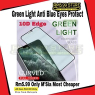 iPhone 11/11 Pro/11 Pro Max/X/Xs/Xr/Xs Max 10D Edge Green Light Eyes Protection+HD Clear 9H Tempered Glass