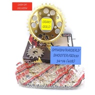 SMASH/RAIDERJ/SHOOTER 34T/14T(428) OSAKI GOLD
