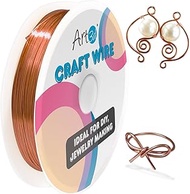 Art3d 18 Guage 120 FT Craft Wire for Jewelry Making, Beading, Sculpting, Gardening, DIY Project, Orn