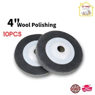 10Pcs Nylon Fiber Polishing Wheel 4"/ Sanding Buffing Disc/Polish Pad Abrasive Wheel Mata Polish
