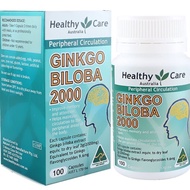 Healthy CARE GINGKO BILOBA PEPPER 2000mg