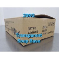 20KG GLYCERIN SOAP BASE | TRANSPARENT SOAP BASE | SABUN DIY SLS FREE DIY SOAP BASE HOMEMADE SOAP BASE