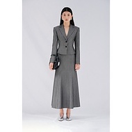 Set áo vest dáng lửng ôm và chân váy đuôi cá EMMA hàng thiết kế cao cấp WHITE CHIC