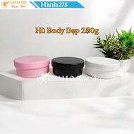 Flat Body Cream Container 250g