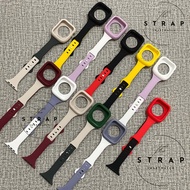 Terbaru 2024 model Slim Strap untuk lWATCH Free Bumper semua seri ukuran / strap bumper iwatch 2024