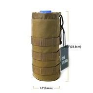 OneTigris Outdoor MOLLE Water Bottle Pouch Drawstring 1000D Tactical Bottle Holder Hydration H2O Car