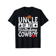 Men'S Cowboy Birthday T-Shirt - Western Party Outfit With Uncle Cowboy "Birthday Cowboy" Text  Soft