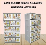 ULTIMO PEACH 5 LAYER /  LAGAYAN NG DAMIT/ ELEGANT DESIGN CABINET/ MINIMAL DESIGN CABINET/ WARDROBE/ 