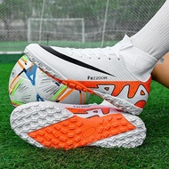 Men Soccer Shoes High-Top Football Shoes FG/TF Kids Grass Training Soccer Shoes Pro Futsal Court Foo