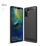 Carristo Oppo A91 Back Case Cover Carbon Fiber Brushed TPU Silicone Soft Casing Phone Mobile Housing