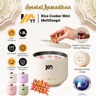 Yatt Rice Cooker Mini Magic Com Mini 1.8 Liter/Smart Touch Multipurpose Electric Pot/1.8L Multipurpose Rice Cooker 450W