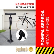 Kenmaster Pompa Sepeda / Pompa Motor Hitam KM- 5435 - Besi / Pompa Serbaguna - PMPA043