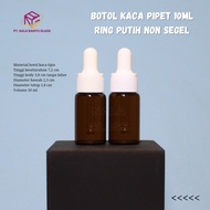 10ml amber brown glass pipette bottle 10ml dropper bottle/ 10ml serum bottle/ - whiteRing