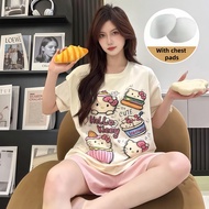 Women's Pajamas With Padding Padded Pajamas Babae Plus Size Pajamas Cute Fashion Printing Pajamas