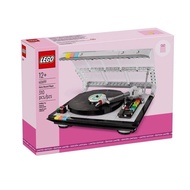 [] 40699 Classic Holiday Retro Record Record Player Boys Girls Educational Building Toys Building Bl