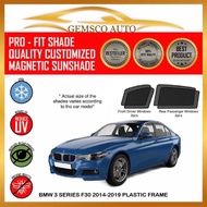 BMW 3 Series F30 2014-2020 (Plastic Frame) ( 4 / 5 pcs) Car Sunshade/ Rear Windscreen Sunshade / Boo