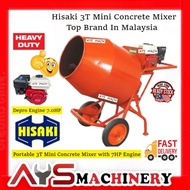 Hisaki/Toku Concrete Mini Mixer YMM350 C/W Depro Engine/Hisaki 3T Mini Mixer 7.0hp/Mini Concrete Mix