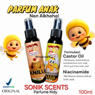 Paket 2 Pcs Parfum Anak Parfum Kids Parfum Kidy Non Alcohol Bpom 100ml Mengandung Niacinamide dan Ca