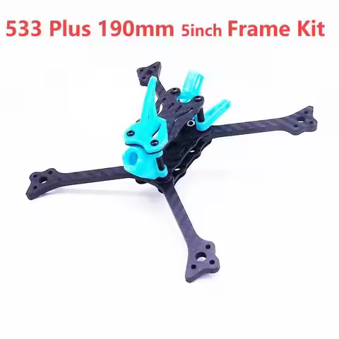 FIVE33 533 Plus 5inch 190mm Carbon Fiber X-type Split Frame Kit with 5mm Arms For FPV RC Quadcopter 