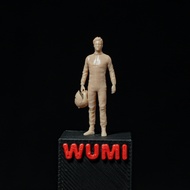 Carlos Sainz F1 Racing Driver 1/64 Action Figure Miniature Model 1/43 Scale White Sand Table Collect