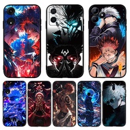 for OPPO A93 A94 A95 A96 DP85 cool cartoon anime jujutsu kaisen Gojo Satoru VS Sukuna TPU soft black
