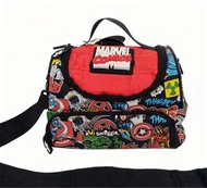 Smiggle Marvel Comics 雙層午餐袋❤️ iron man Spider-Man 鋼鐵俠💙蜘蛛俠 🩵Disney 迪士尼💕幼稚園小學生back to School返學😎 全新現貨，所