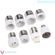 ANEMONE Lamp Base, Multiple Models Heat-resistant Lamp Holder Converter, E27 Male to E14 B22 GU10 E4