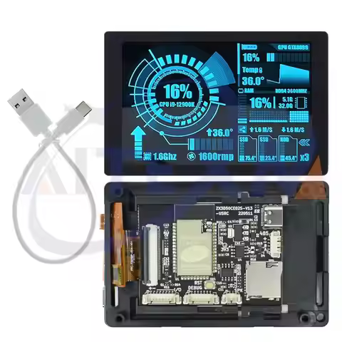 1PCS ESP32 Development Board - WT32-SC01 PLUS With 3.5 inch 320X480 Capacitive Multi-Touch LCD Scree