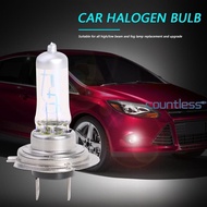 LF# H7 Halogen Light Bulb 3000K Halogen Headlight Bulb Yellow Auto Replacement P [countless.sg]