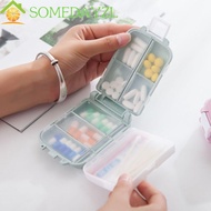 SOMEDAYMX Storage Travel Medicine Pill Box
