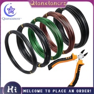 Aluminum Bonsai Training Wire(5 Rolls)- 160 Feet in Total with Cutter Set& Adjustable Anodized Wires