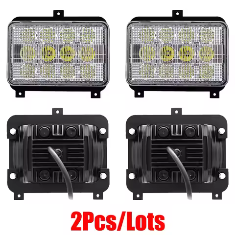6x4 60W 12V Front Hood Light High Low Beam Fits - Massey Ferguson 3650, 3655, 3660, 3670, 3680, 3690