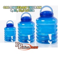 GALLON FAUCET/ GALLON WATER GALLON GALLON BOTTLE + PET GALLON FAUCET, WATER SIZES 8, 10, 12.5 LITERS
