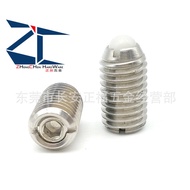 NPCF8/10/12 Resin Ball Head Load Variable Ball Head Plug Spring Adjustable Stainless Steel Ball Scre