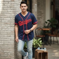 Baseball Jersey Baseball Shirt Dodgers navy Unisex