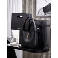 [Daigou Grade] Underarm Bag Orchid hobo Underarm Bag LE5A7 Gold Logo Hook Buckle Opening Closing Smo