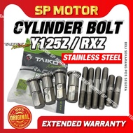 RXZ Y125 Y125Z Y125ZR STAINLESS STEEL CYLINDER BOLT BLOCK STUD SET FULL SET COMPLETE TAIKOM RACING