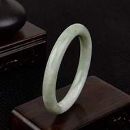 TIMESWIND Natural Jade Luck Bless Women Bangle Dark/Light Green Bracelet Y1B