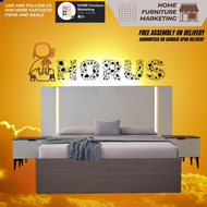 Queen size Valhalla series bedframes free assembly upon delivery