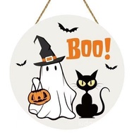 Halloween Wooden Decoration Listing Courtyard Foyer Wall Ornaments Party Atmosphere Home Decoration 