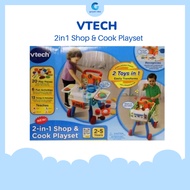 Vtech 2in1 Shop & Cook Playset Kitchen 2 in 1 Mainan Anak