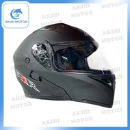 [AKIHI MOTOR] MOTORCYCLE RXR FULL FACE HELMET MODULAR DUAL VISOR 691B-A